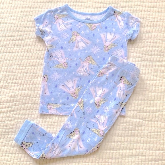 Disney Frozen II toddler pajamas. Set of two. Size is 3T. Soft and lightweight. - Picture 3 of 6